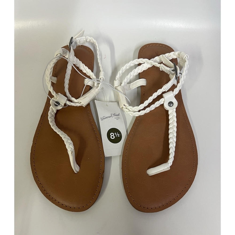 Universal Thread Sandals White Women's Size 8.5